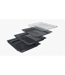 Bosch Духовой шкаф Bosch электрический, 71л, A+, дисплей, конвекция, пиролиз, телескопические направляющие, нержавейна