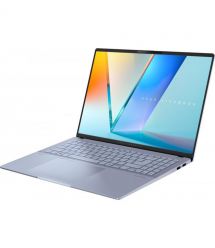 ASUS Ноутбук Vivobook S 16 S5606CA-RI142W 16" 3K OLED, Intel Ultra 7 255H, 32GB, F1TB, UMA, Win11, Голубой