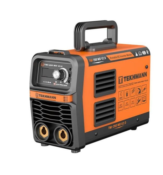 TEKHMANN Зварювальний апарат інверторний TWI-260 MD v2.0 140А 5.8кВа 170-270В 4кг