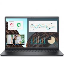 Dell Ноутбук Vostro 3530 15.6" FHD AG, Intel i5-1334U, 16GB, F512GB, UMA, Win11P, черный
