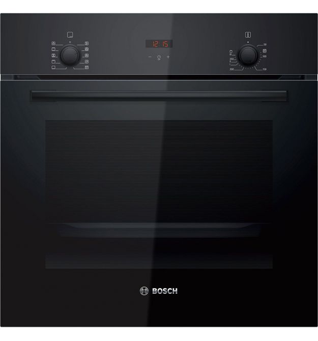 Bosch Духовой шкаф Bosch электрический, 66л, A, дисплей, конвекция, черный