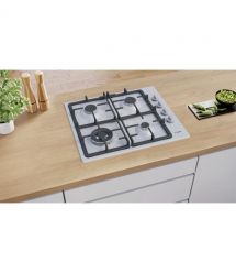 Bosch Варочная поверхность Bosch газовая, 60см, чугун, WOK, нерж