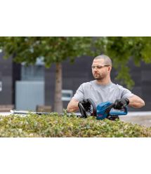 Bosch Кусторез аккумуляторный GHE 18V-60 18В 60мм шаг реза 23мм 2.3кг без АКБ и ЗП