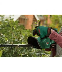 Bosch Кусторез аккумуляторный EasyHedgeCut 18-45 18В лезвие 45см шаг реза 15мм 3.02кг без АКБ и ЗП