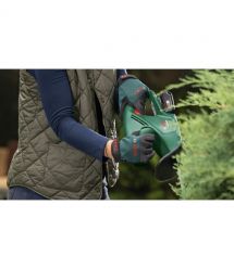 Bosch Кусторез аккумуляторный EasyHedgeCut 18-45 18В лезвие 45см шаг реза 15мм 3.02кг без АКБ и ЗП