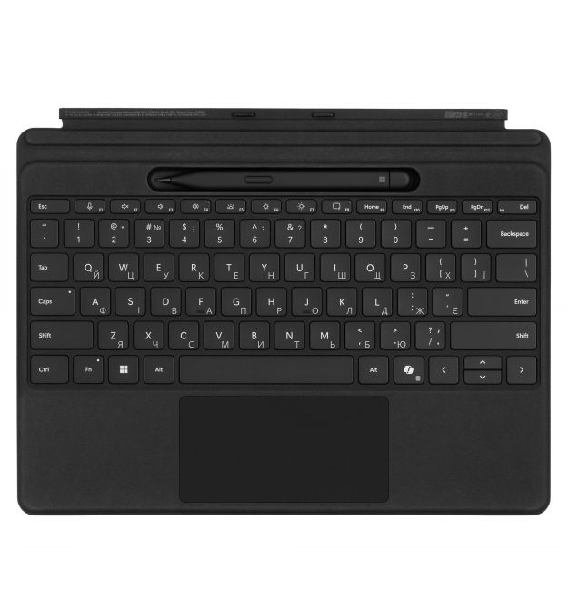 Microsoft Surface Клавиатура со стілусом Microsoft Surface Pro Flex Keyboard with Slim Pen, черная
