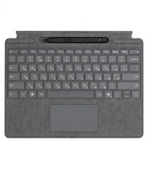 Microsoft Surface Клавиатура для планшета Surface Pro со стилусом Surface Pro Keyboard with Slim Pen, платиновая