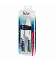 Tefal Набор ножей Ice Force, 2шт, нержавеющая сталь, пластик, черный