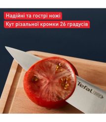 Tefal Набор ножей Ice Force, 2шт, нержавеющая сталь, пластик, черный