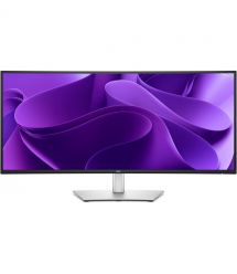 Dell Монитор DELL 34" P3425WE HDMI, DP, USB-C, RJ-45, IPS, 3440x1440, 21:9, 100Hz, sRGB 99%, CURVED, HAS