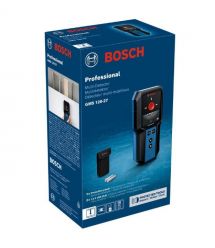 Bosch Детектор аккумуляторный GMS 120-27 Professional до 120мм, 2ААх1.5В, IP54, чехол, 0.24кг
