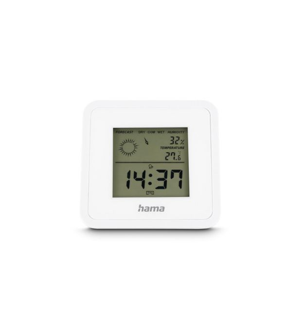 HAMA Термометр гигрометр Hama Digital, For Indoors, белый