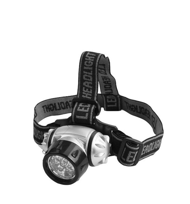 Tolsen Фонарь налобный на батарейках, AAAх3, 50лм, 3 функции освещения