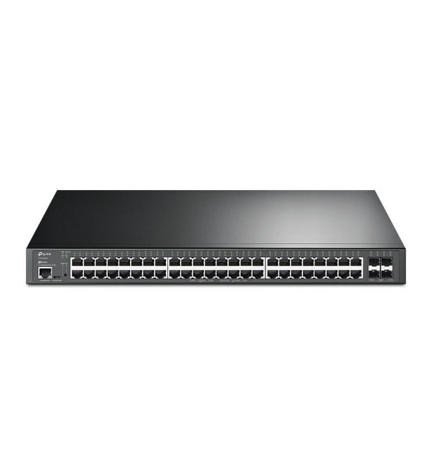TP-Link Коммутатор SG3452XP 48xGE (48xPoE), 4xSFP+, 500Вт, Керований L2