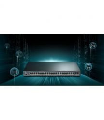TP-Link Коммутатор SG3452XP 48xGE (48xPoE), 4xSFP+, 500Вт, Керований L2