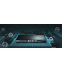 TP-Link Коммутатор SG3428MP 24xGE (24 PoE), 4xSFP, 384Вт Керований L2