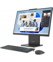 Lenovo ПК Моноблок Lenovo IdeaCentre AIO 24IRH9 23.8" FHD IPS AG, Intel i5-13420H, 8GB, F512GB, UMA, кл+м, без ОС, серый