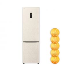 LG Холодильник с нижн. мороз., 203x60х68, холод.отд.-277л, мороз.отд.-110л, 2дв., А++