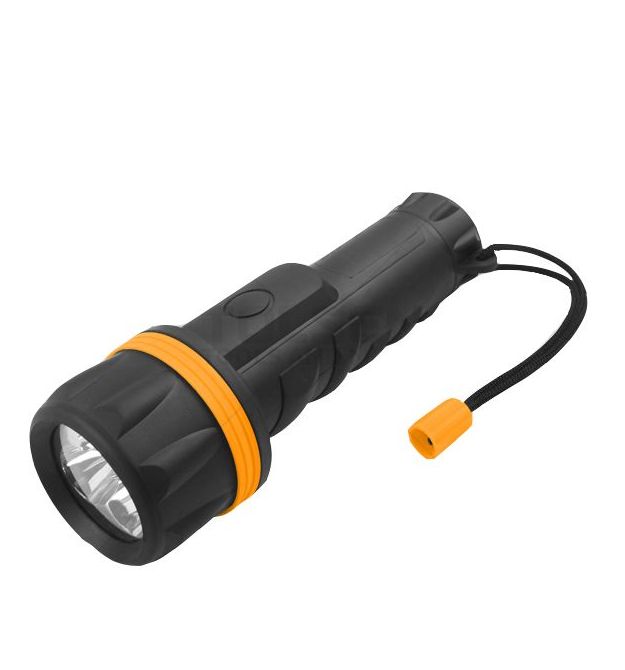Tolsen Фонарь ручной на батарейках, AAх2, 30лм, 7LED, IP62
