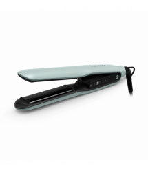 Rowenta Випрямитель Thermoglide, темп.режимов-5, 150-230С, дисплей, ионизация, титан, светло-зеленый