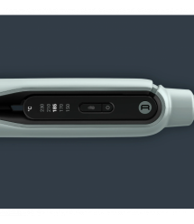 Rowenta Випрямитель Thermoglide, темп.режимов-5, 150-230С, дисплей, ионизация, титан, светло-зеленый