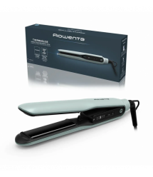 Rowenta Випрямитель Thermoglide, темп.режимов-5, 150-230С, дисплей, ионизация, титан, светло-зеленый