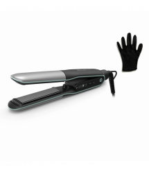 Rowenta Випрямитель Thermostyle, темп.режимов-5, 150-230С, дисплей, ионизация, керамика, титан, черно-серый