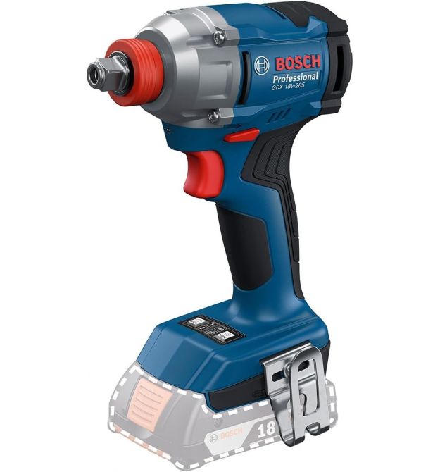 Bosch Гайковерт ударный Bosch GDX 18V-285 18В до 3600об·мин 285Нм квадрат 1/2" ЗП 1.1кг