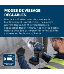 Bosch Гайковерт ударный Bosch GDS 18V-750C 18В до 3000об·мин 270/380/750Нм квадрат 1/2" 1.7кг без АКБ и ЗП