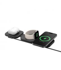 Belkin Беспроводное зарядное устройство 3in1 Travel Pad Wireless Qi2 15Вт, черный