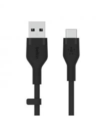 Belkin Кабель USB-A - USB-C силиконовый, с клипсой, 3m Black