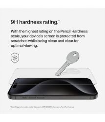 Belkin Защитное стекло для iPhone 15 Pro Max TemperedGlass (1 Pack)