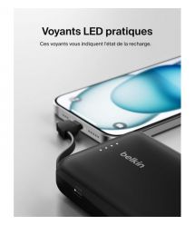Belkin Портативное зарядное устройство Power Bank 10000мАч, 20Вт, USB-C, черный