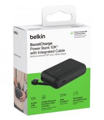 Belkin Портативное зарядное устройство Power Bank 10000мАч, 20Вт, USB-C, черный