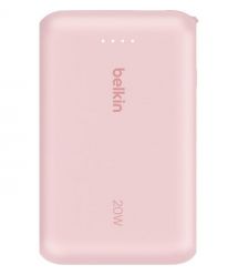 Belkin Портативное зарядное устройство Power Bank 10000мАч, 20Вт, USB-C, розовый