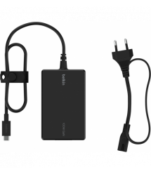 Belkin Зарядное устройство сетевое 100Вт USB-С GAN PD PPS, кабель USB-C 2м, черный OEM