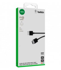 Belkin Кабель HDMI (M/M) 2м, 2.1, High Speed Ethernet, черный