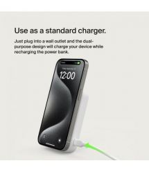 Belkin Портативное зарядное устройство Power Bank 8000мАч, MagSafe Wireless, белый