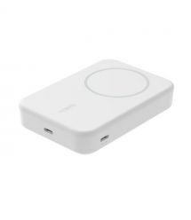 Belkin Портативное зарядное устройство Power Bank 8000мАч, MagSafe Wireless, белый