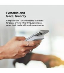 Belkin Портативное зарядное устройство Power Bank 8000мАч, MagSafe Wireless, белый