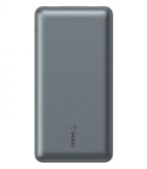 Belkin Портативное зарядное устройство Power Bank 10000мАч, 15Вт, 2хUSB-A/USB-C, серый
