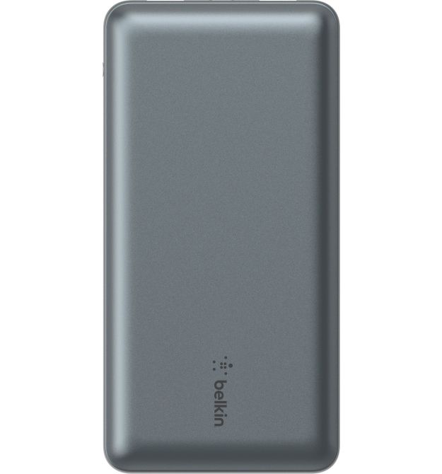Belkin Портативное зарядное устройство Power Bank 10000мАч, 15Вт, 2хUSB-A/USB-C, серый