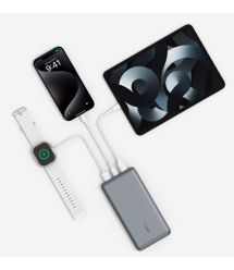 Belkin Портативное зарядное устройство Power Bank 10000мАч, 15Вт, 2хUSB-A/USB-C, серый