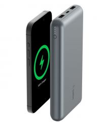Belkin Портативное зарядное устройство Power Bank 10000мАч, 15Вт, 2хUSB-A/USB-C, серый