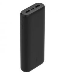 Belkin Портативное зарядное устройство Power Bank 20000мАч, 20Вт, 2хUSB-A/USB-C, черный