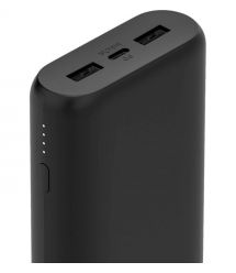 Belkin Портативное зарядное устройство Power Bank 20000мАч, 20Вт, 2хUSB-A/USB-C, черный