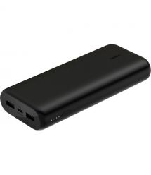Belkin Портативное зарядное устройство Power Bank 20000мАч, 20Вт, 2хUSB-A/USB-C, черный
