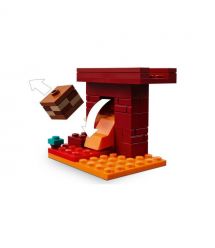 LEGO Конструктор Minecraft Битва с лавой в Незере