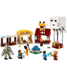 LEGO Конструктор Minecraft Нападение на село с воздушным шариком Ґаст