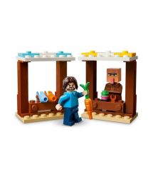 LEGO Конструктор Minecraft Нападение на село с воздушным шариком Ґаст